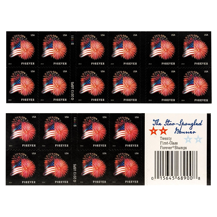 2014 Star-Spangled Banner books Forever®Stamp - Forever Stamps