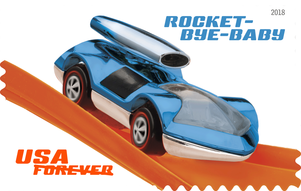 2018 Hot Wheels Stamps - Forever Stamps