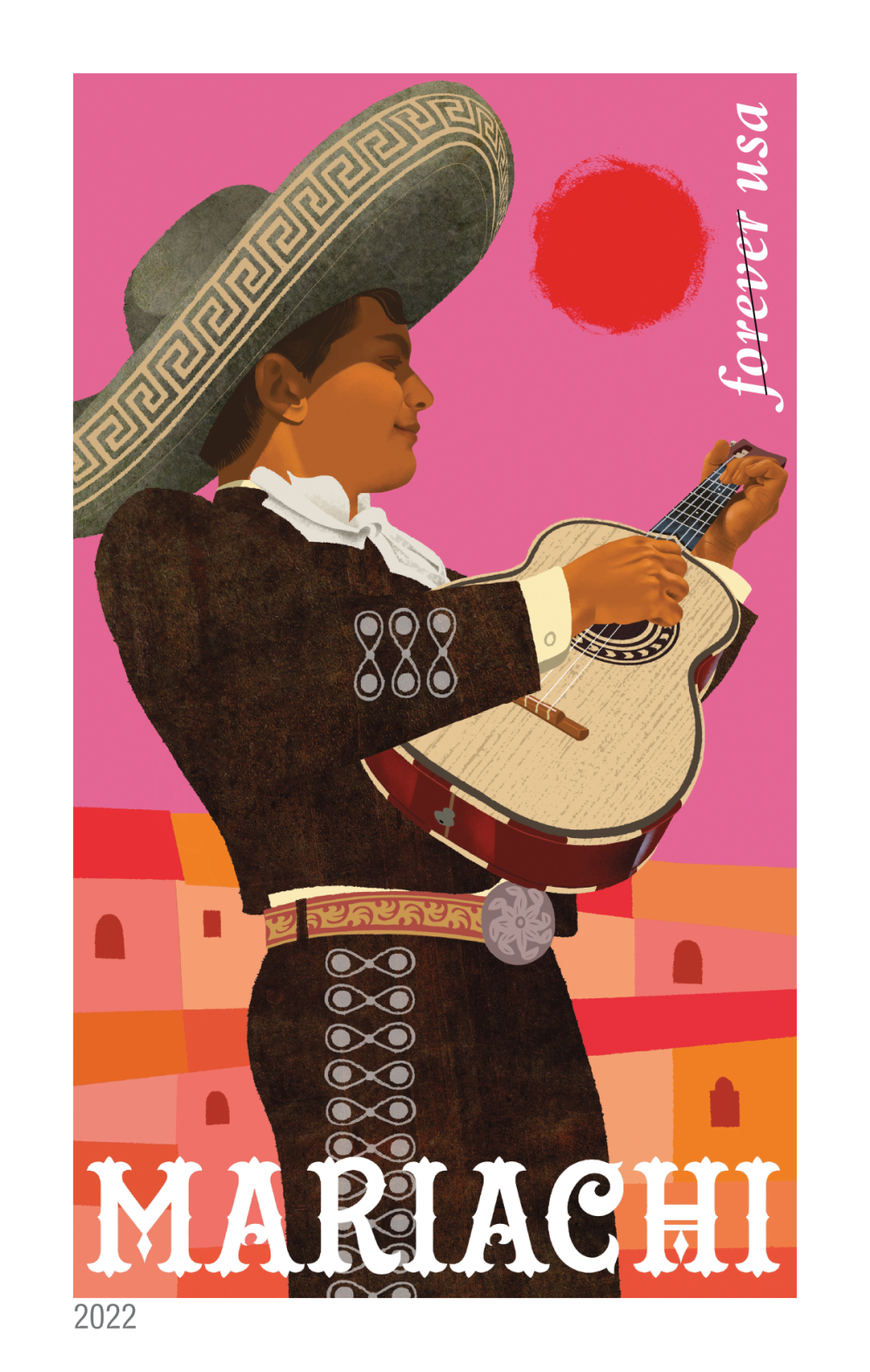 2022 Mariachi Stamps - Forever Stamps