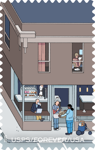 2025. 250 Years of Delivering Stamps 100 pcs - Forever Stamps