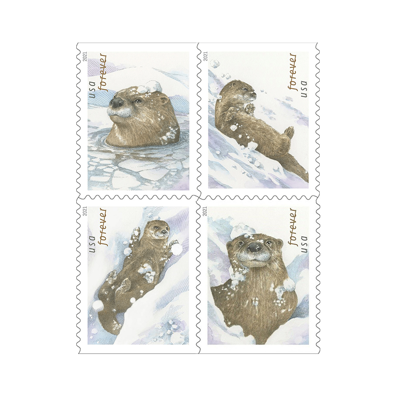 2021 Otter in the Snow Forever®Stamp - Forever Stamps