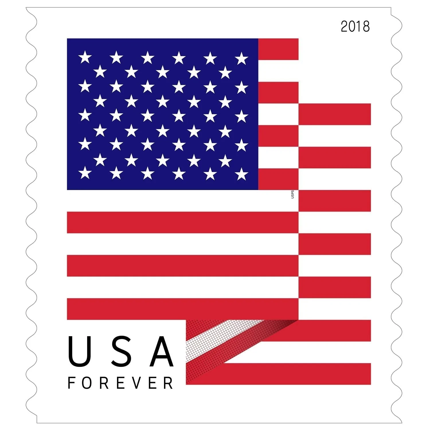 2018 U.S. Flag Forever Stamps 100 Rolls - Forever Stamps