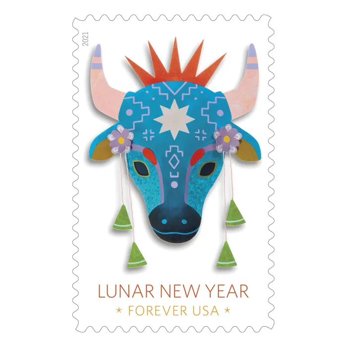 2021 Lunar New Year Ox Stamps - Forever Stamps