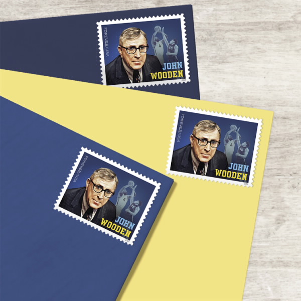 2024 John Wooden Stamps - Forever Stamps