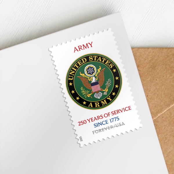 2025 U.S. Army 250th Stamps 100 pcs - Forever Stamps