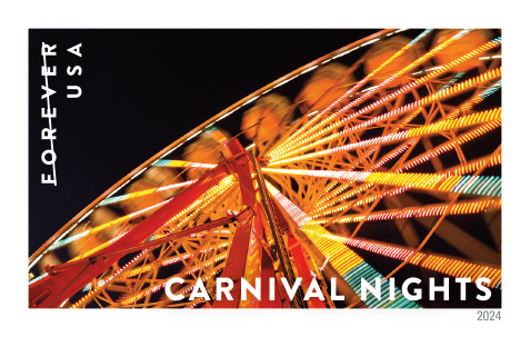 2024 Carnival Nights Stamps - Forever Stamps