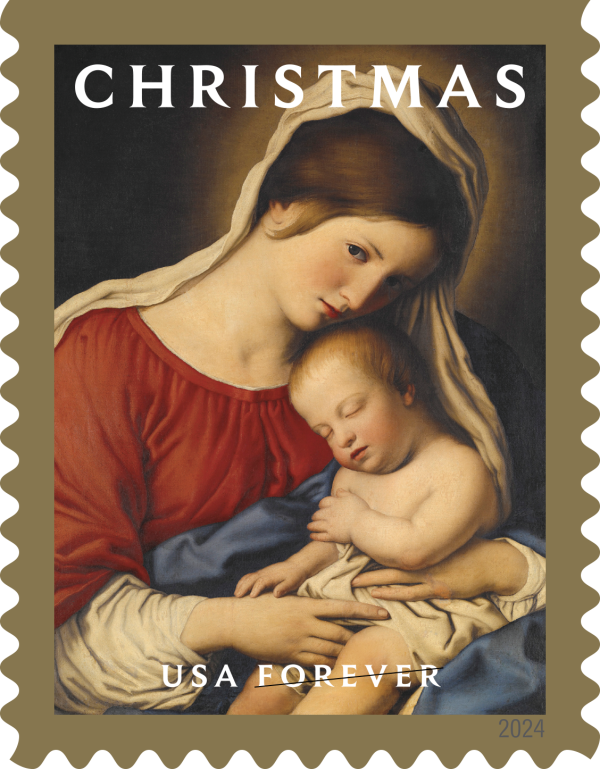 2024 Christmas Madonna and Child Stamps - Forever Stamps