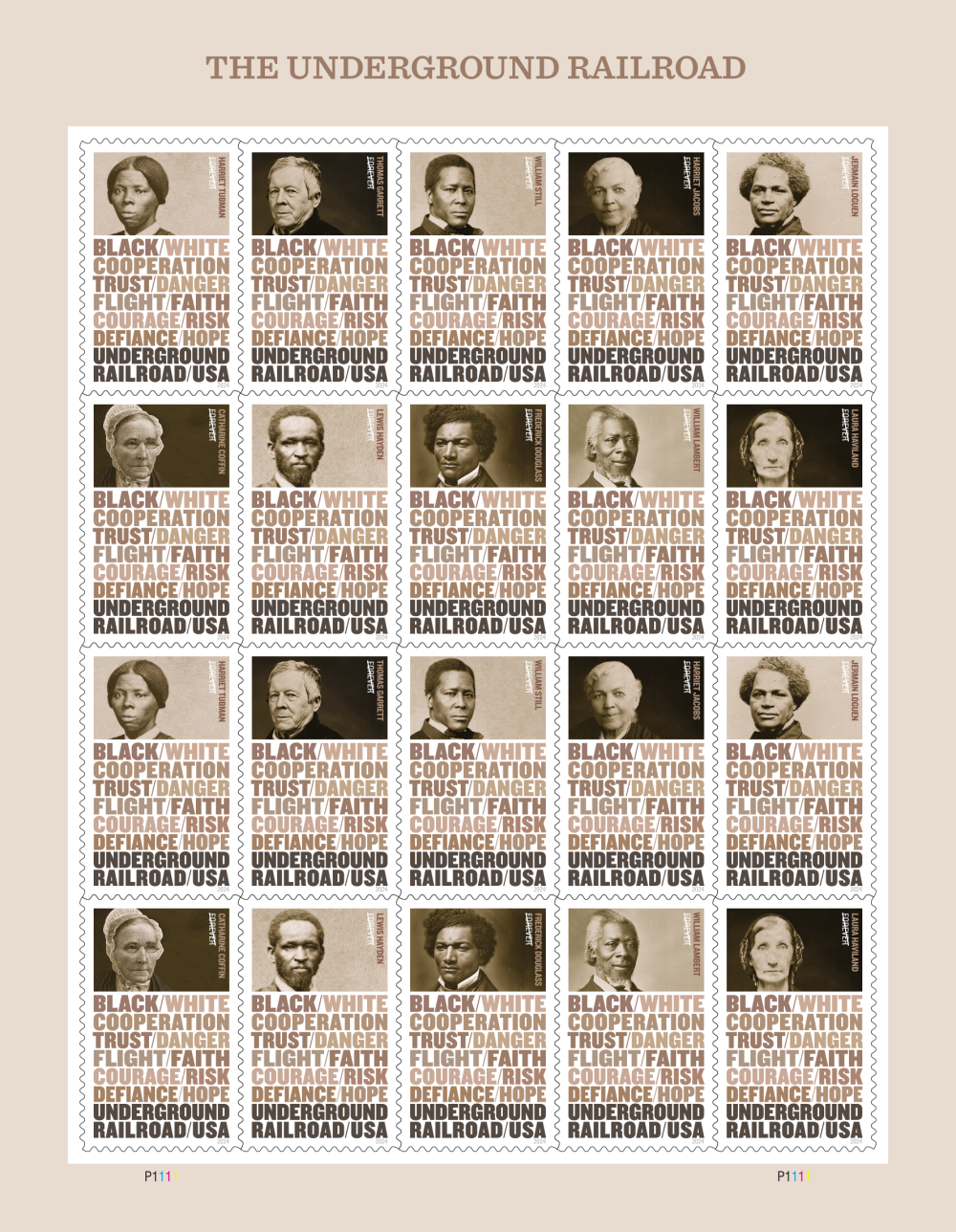 2024 The Underground Railroad Stamps - Forever Stamps