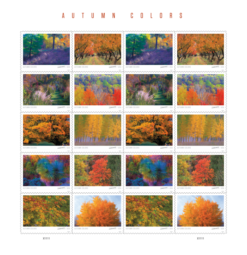 2024 Autumn Colors Stamps - Forever Stamps