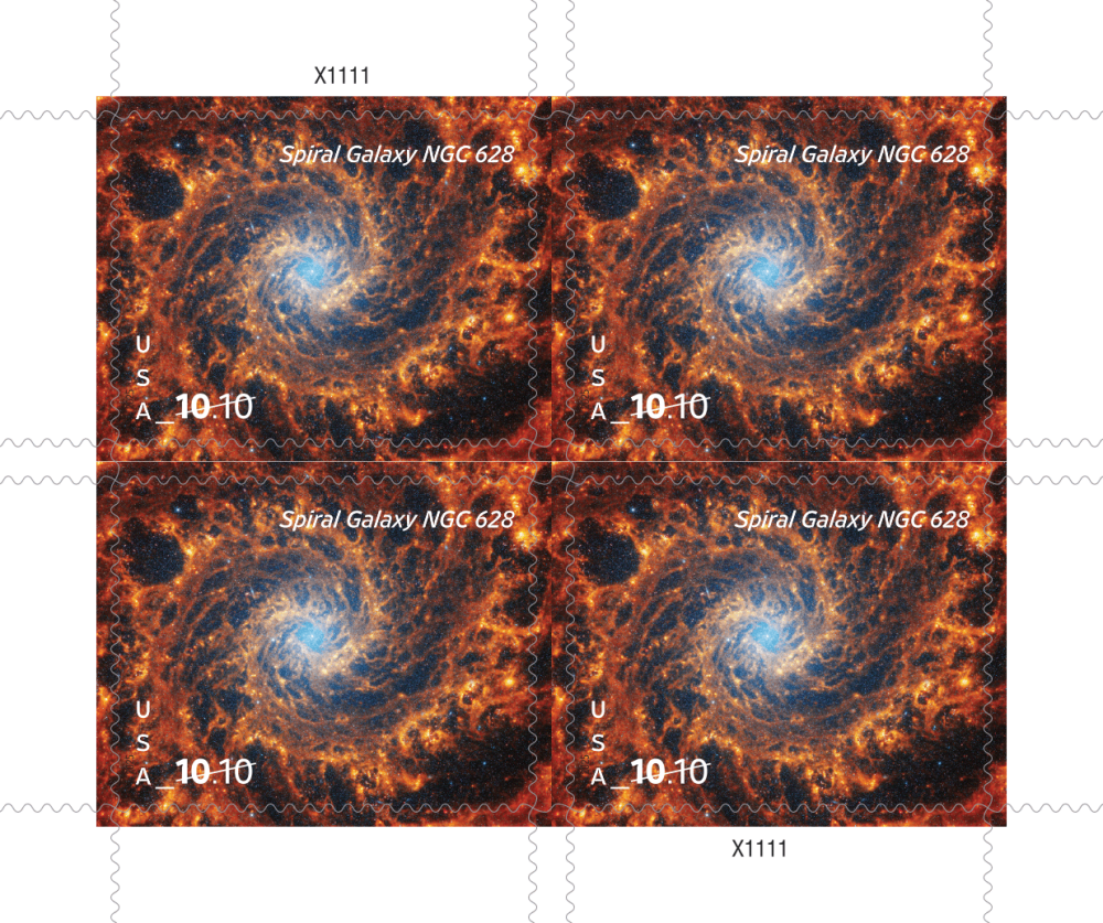 2025 Spiral Galaxy Stamps - Forever Stamps