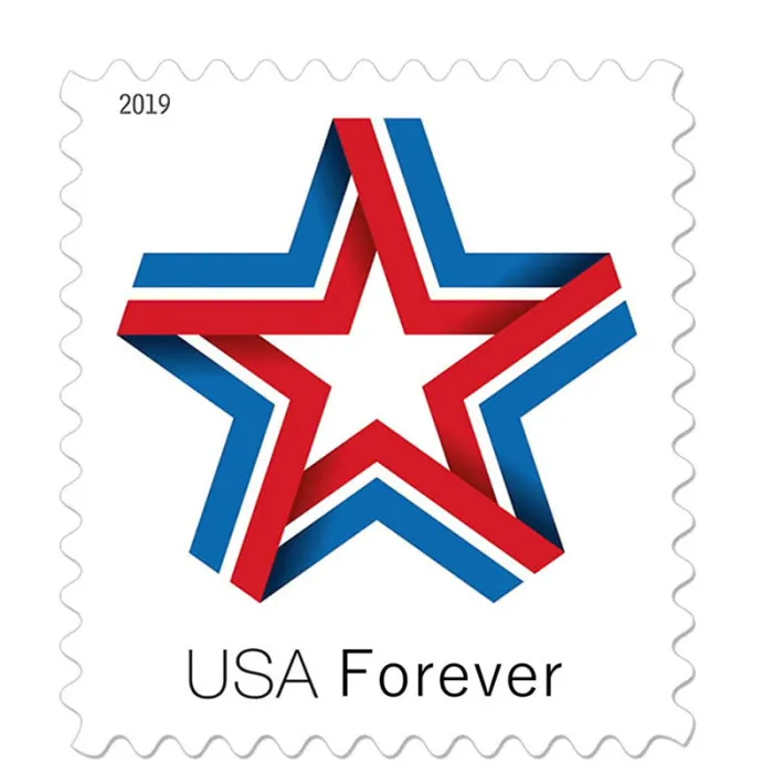 2019 Star Ribbon stamps - Forever Stamps