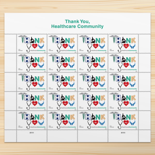 2024 Thank You, Healthcare communityStamps - Forever Stamps